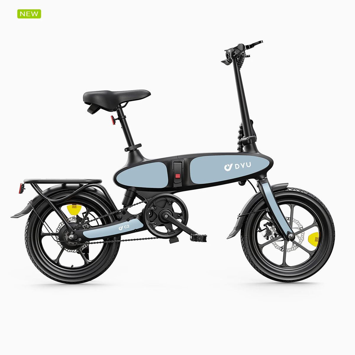 DYU C2 16-Inch Full Folding Electric Bike-Electric Scooters London