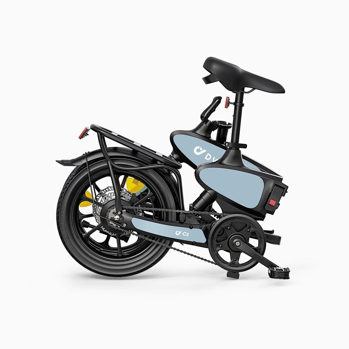 DYU C2 16-Inch Full Folding Electric Bike-Electric Scooters London