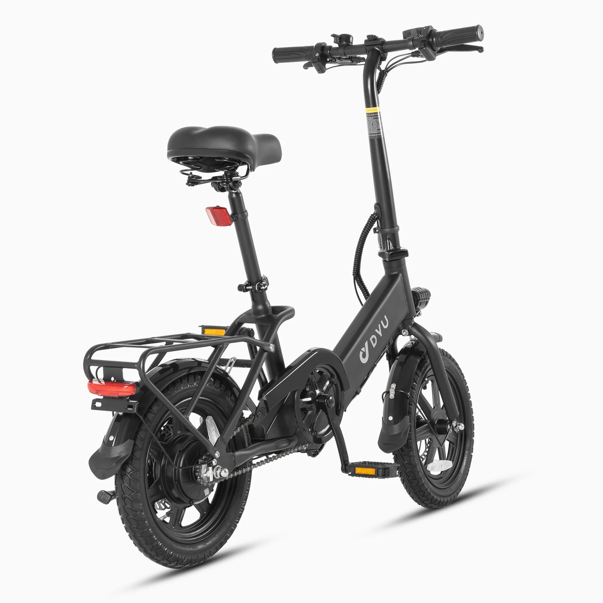 DYU C3 14-Inch Folding Electric Bike-Electric Scooters London