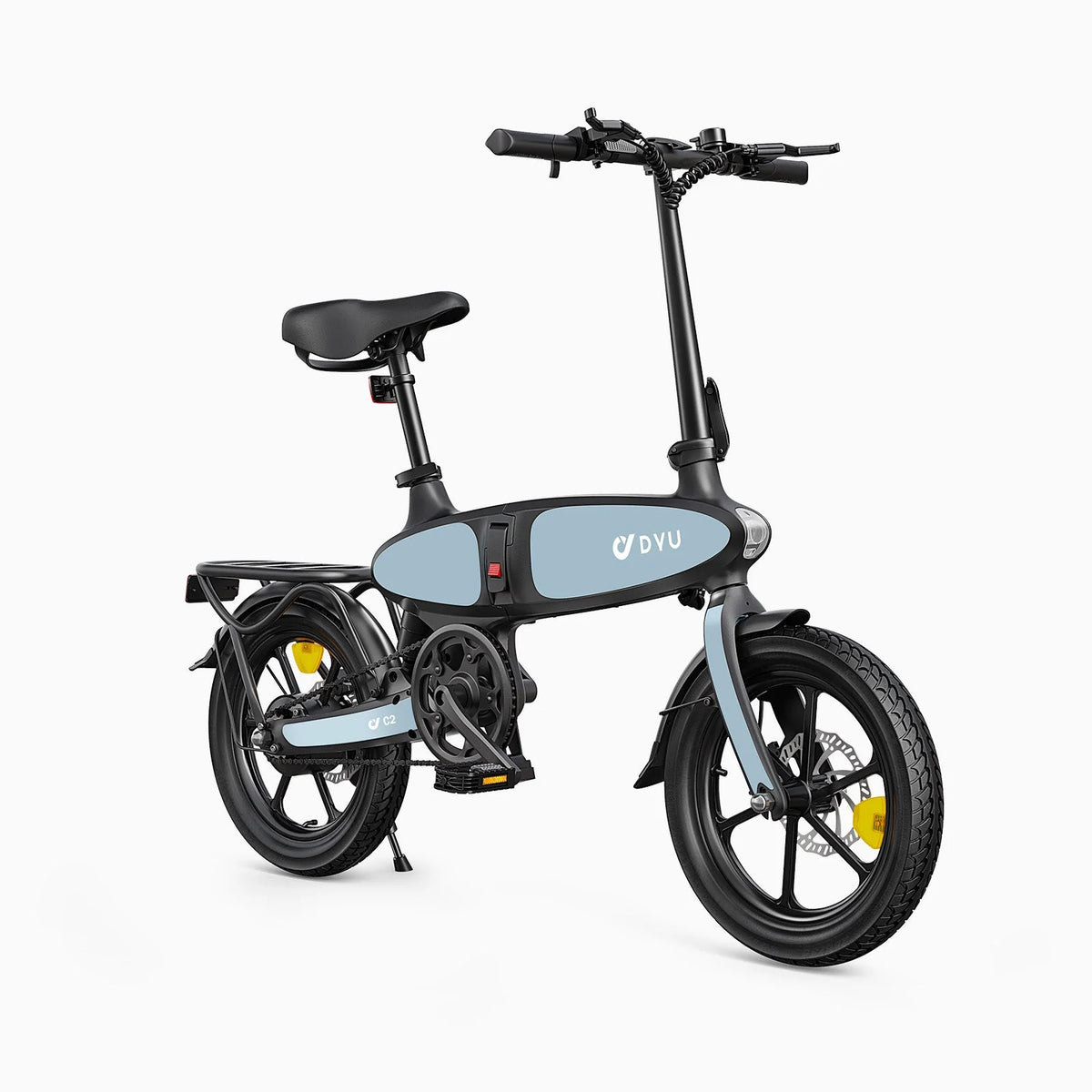 DYU C2 16-Inch Full Folding Electric Bike-Electric Scooters London