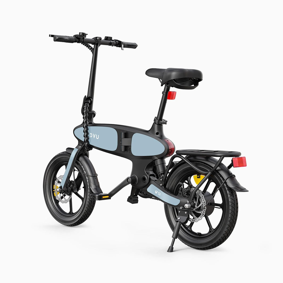 DYU C2 16-Inch Full Folding Electric Bike-Electric Scooters London