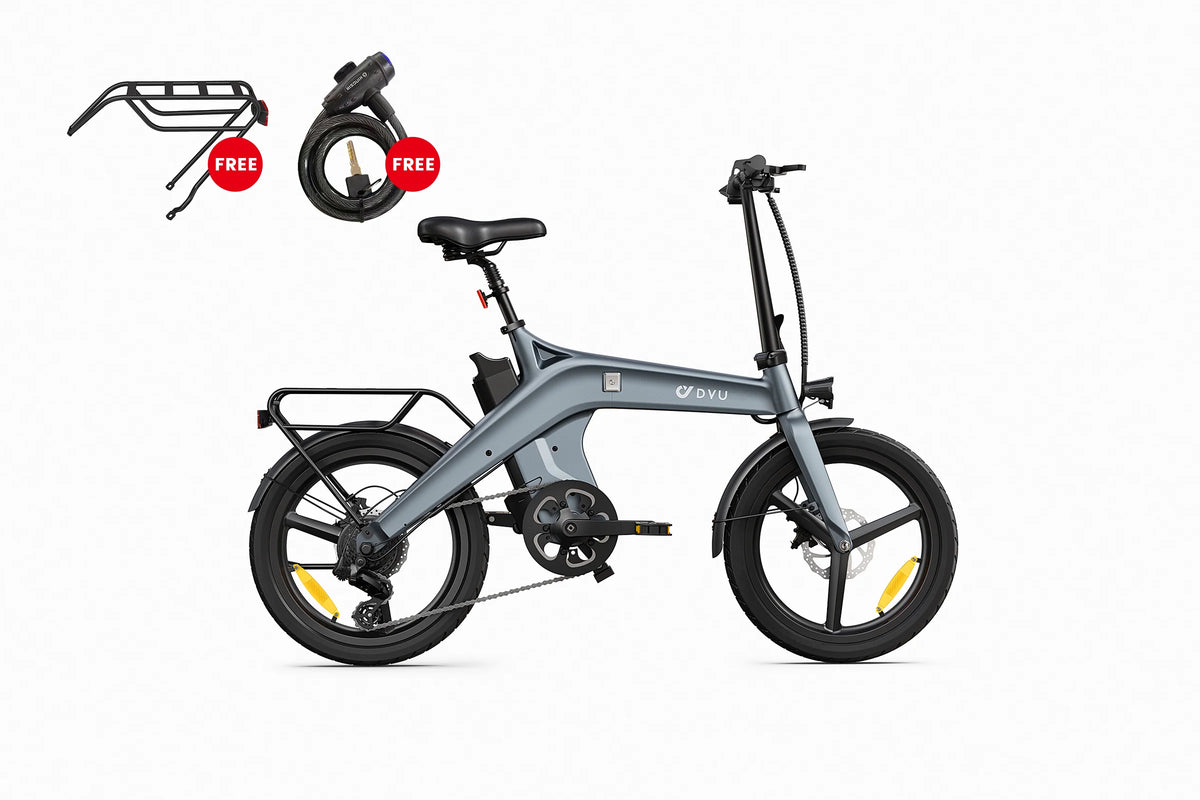 DYU T1 20-Inch Foldable Electric Bike-Electric Scooters London