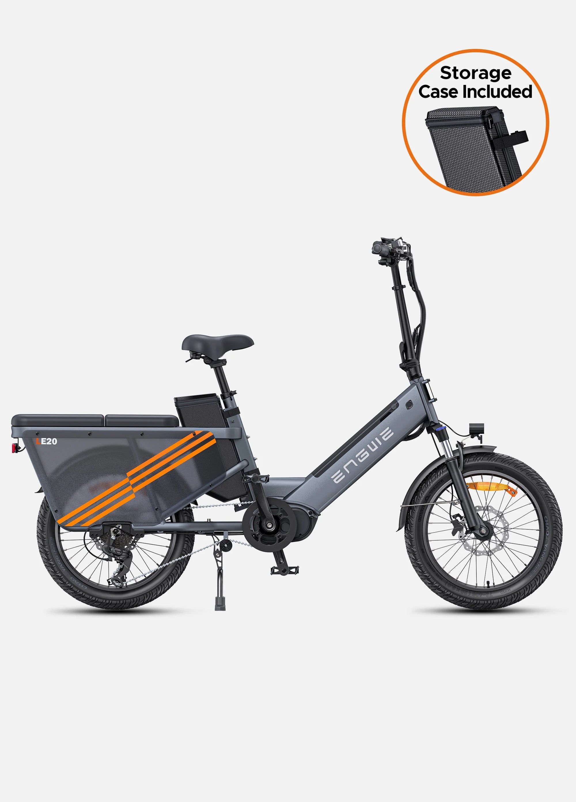 ENGWE LE20 250W Mid-drive Torque Sensor Step-Thru Cargo E-bike-Electric Scooters London