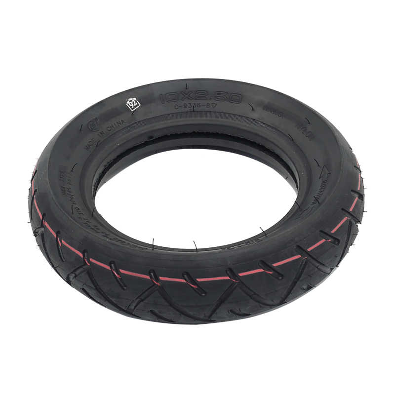Solid tire 10×2.5 Inch, Red Dot (Xiaomi Scooters)